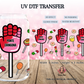 Mexican Candy & Paleta de Manita Affirmations UV DTF Transfer | Positive Spanish Cup Wrap | 16 oz Libbey Glass Decal