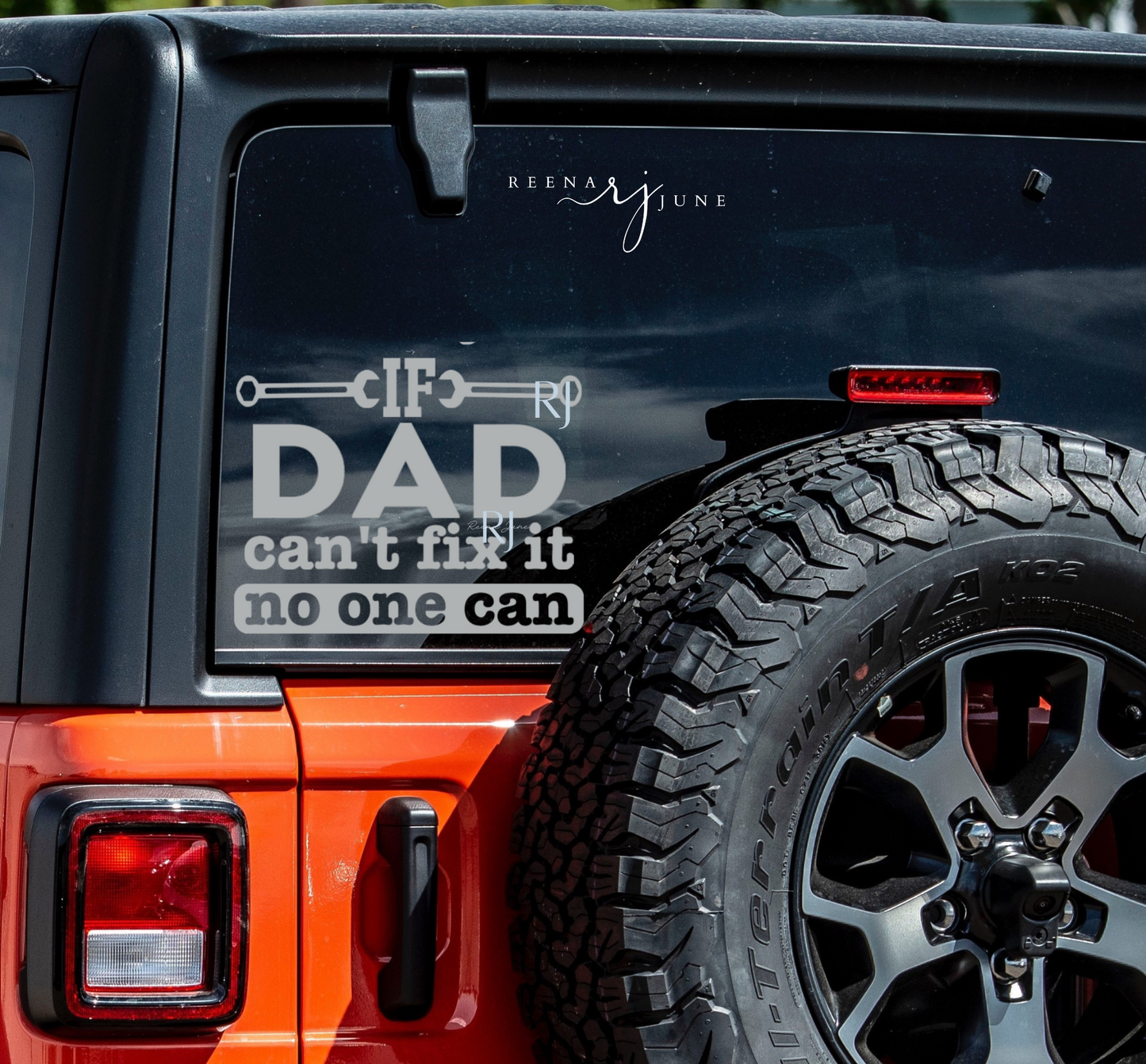 If Dad Can't Fix It Vinyl Decal, Dad Birthday Gifts, Gifts for man, Gifts for Him, Gifts for Dad, Vinyl Sticker, Car Accessories, Funny Gift