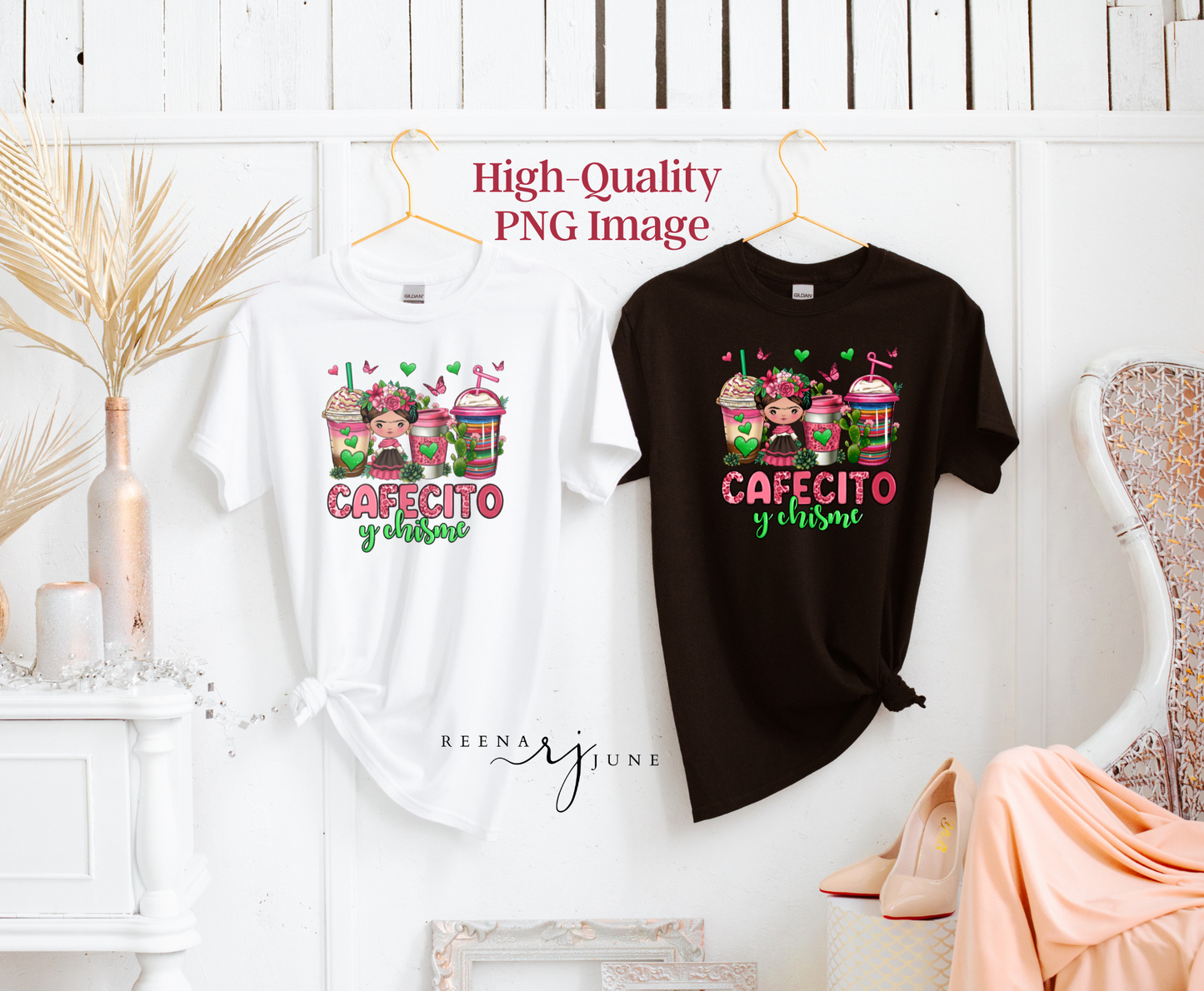 Cafecito & Chisme - Frida Kahlo - PNG File