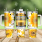 School Bus Driver 40oz Tumbler Sub Wrap - Sublimation Cup Wrap - School Cup - School bus driver tumbler
