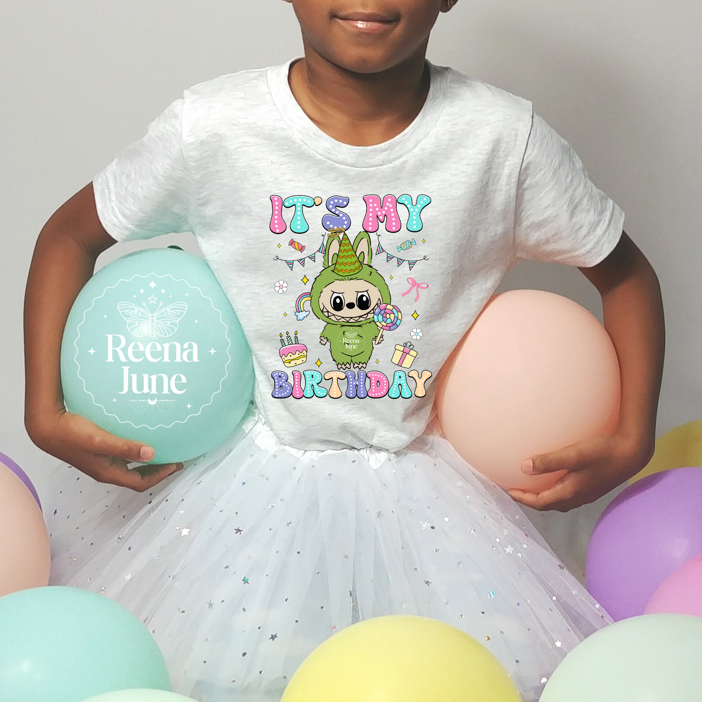 Labubu birthday file, Bubu Monster Birthday Shirt Digital Download, Labubu PNG, Labubu Doll Bundle