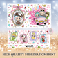 Labubu Monster 40oz Tumbler Sublimation Print - Labubu Doll Sublimation Print - Labubu Tumbler - Monster Cup Wrap