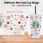 24oz Starbucks Style Venti Cup PNG, Conchas & Mazapán Sublimation & UV DTF Printable, Commercial Use Digital Download