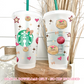 24oz Starbucks Style Venti Cup PNG, Conchas & Mazapán Sublimation & UV DTF Printable, Commercial Use Digital Download