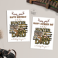 Hunter Dad Greeting Card, Birthday Card, Father's Day Gifts, Gifts for Him, Best Dad Ever, Gift for Dad, Personalized Gifts, Custom Dad Gift