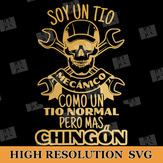 Mecanico Svg, Spanish Shirt Svg, Spanish PNG, Cut file for Silhouette, Svg file for Cricut, Funny SVG, SVG en Espanol, Mechanic Shirt svg