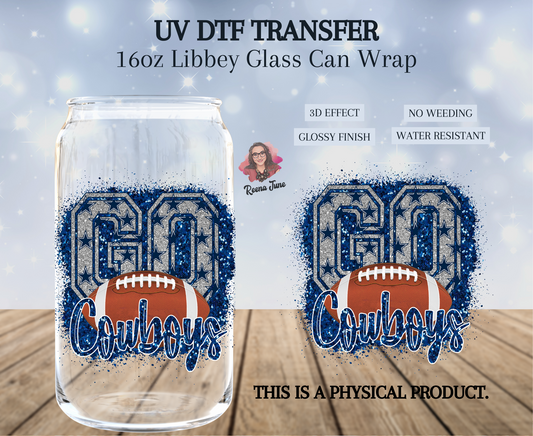 Dallas Cowboys UV DTF Transfer