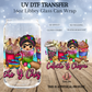 Frida Kahlo UV DTF Wrap, Cup Wrap for 16oz. Glass Can, UV Cup Wrap, Spanish Designs