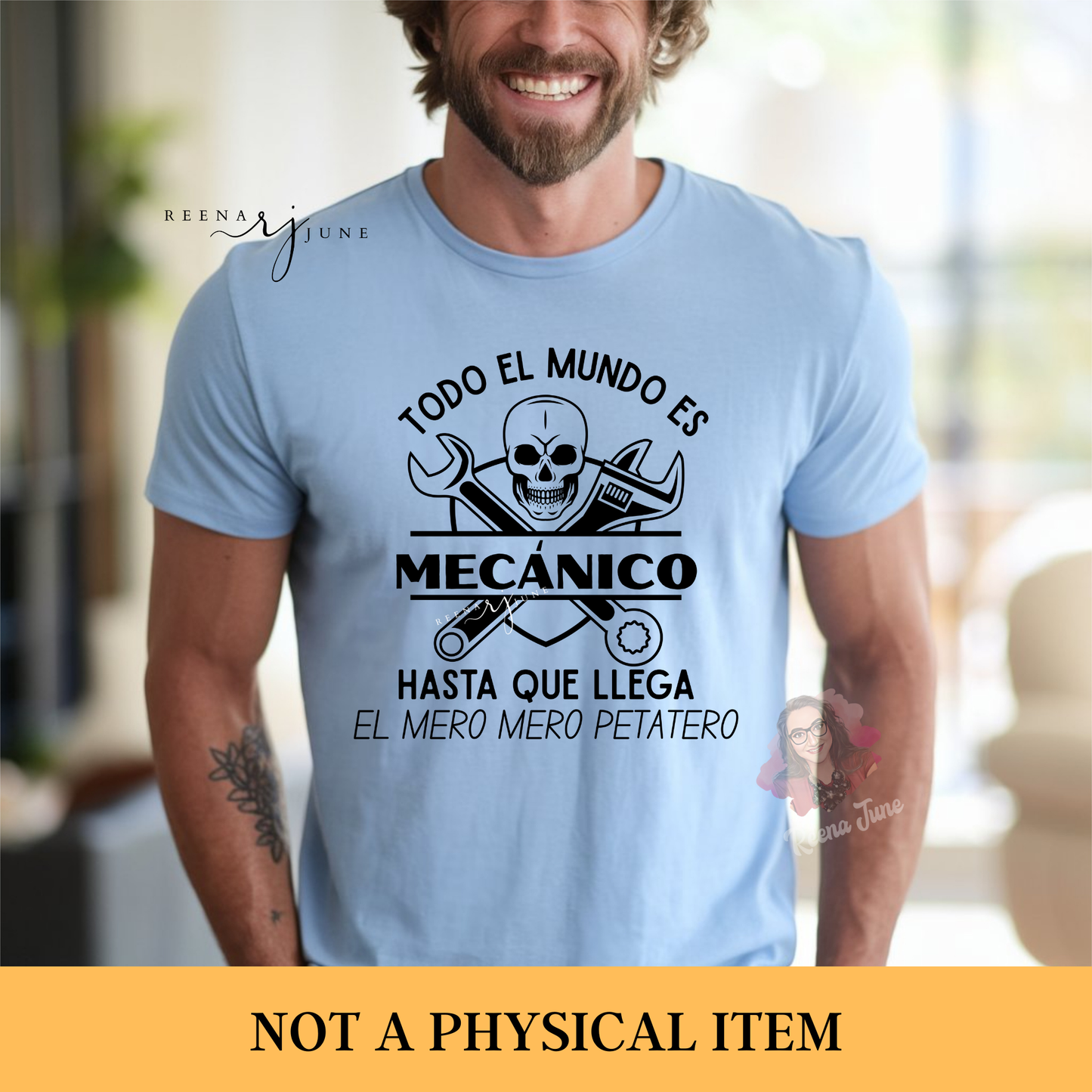 Mecanico Svg, Spanish Shirt Svg, Spanish PNG, Cut file for Silhouette, Svg file for Cricut, Funny SVG, SVG en Espanol, Mechanic Shirt Vector