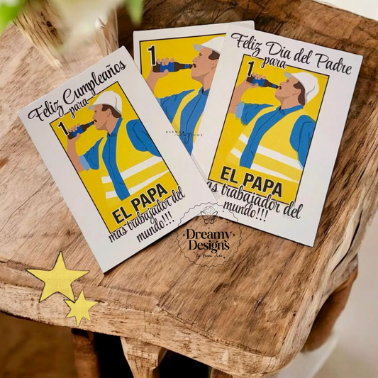 El Papa Greeting Card In Spanish, Funny Cards, Regalos En Espanol, Gifts Ideas, Birthday Cards for Dad