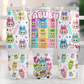 Labubu Monster 40oz Tumbler Sublimation Print - Labubu Doll Sublimation Print - Labubu Tumbler - Monster Cup Wrap