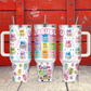 Labubu Monster 40oz Tumbler Sublimation Print - Labubu Doll Sublimation Print - Labubu Tumbler - Monster Cup Wrap