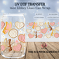 Conchas and Butterflies UV DTF Transfer