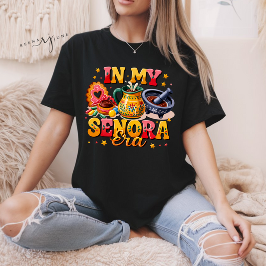 In My Señora Era Shirt or Sweatshirt, Funny Latinx Graphic Tee, Cozy Mujer Era Apparel, Gift for Moms & Tías