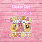 Cute Halloween Ghost Stickers, Fun Conchas and Cucuy Decor, Spooky Party Supplies, Planner Accessories, Pantasmas Sticker, Spanish Stickers