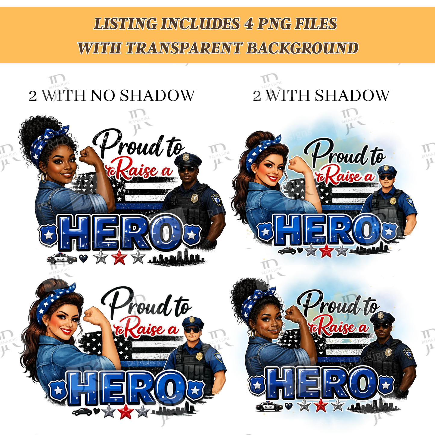 Proud to Raise a Hero Police Mom PNG, Thin Blue Line PNG, Police Officer Mom Sublimation Design, Digital Download, Shirt Mug Sticker PNG