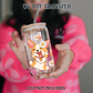 Corgi with Flowers UV DTF Transfer for 16 oz Libbey Glass | Floral Dog Cup Wrap | Waterproof Decal
