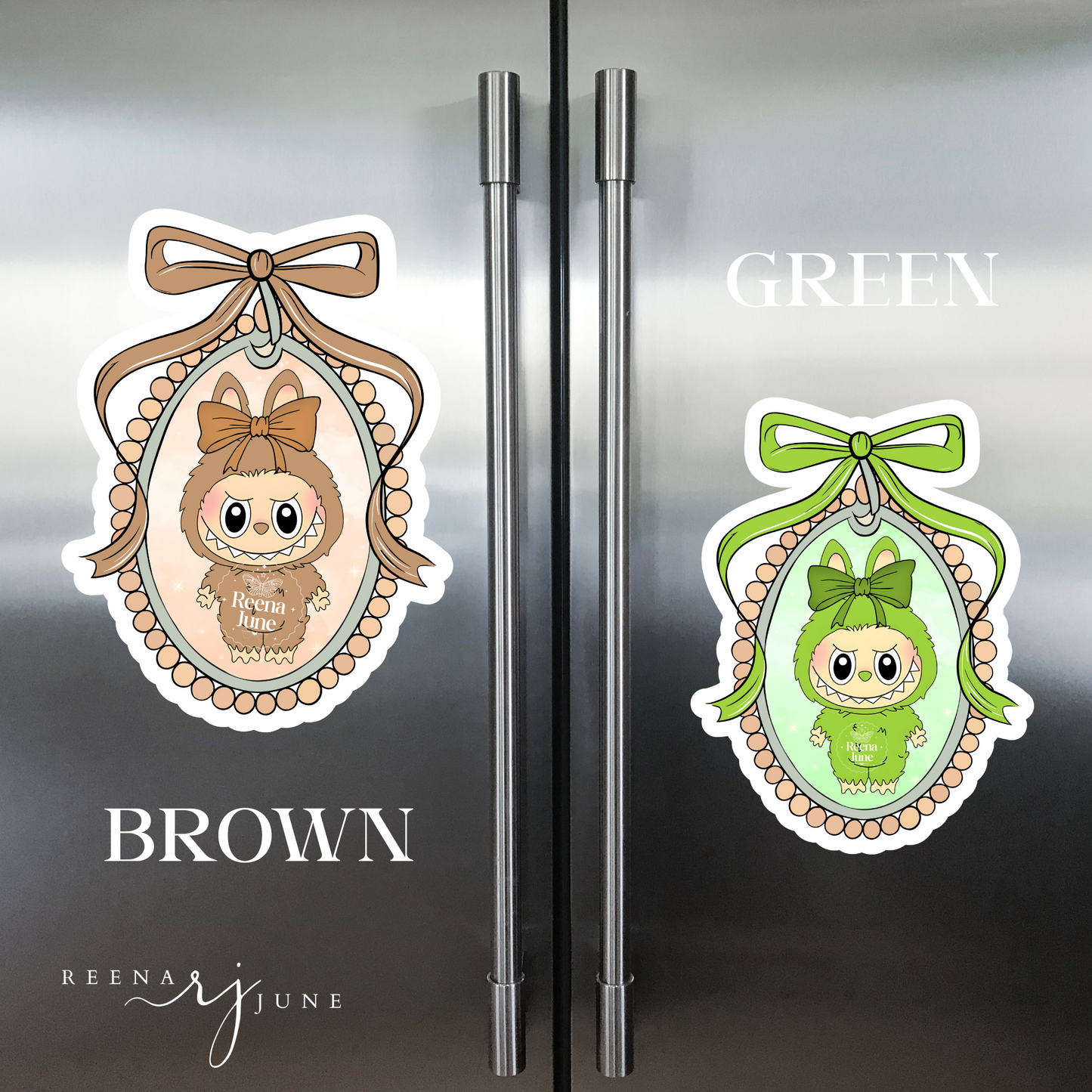 Labubu Monster Doll Magnet - Coquette Refrigerator Magnets - The Monsters - Catch Me If You Like Me - Custom Fridge Magnet - Pop Mart
