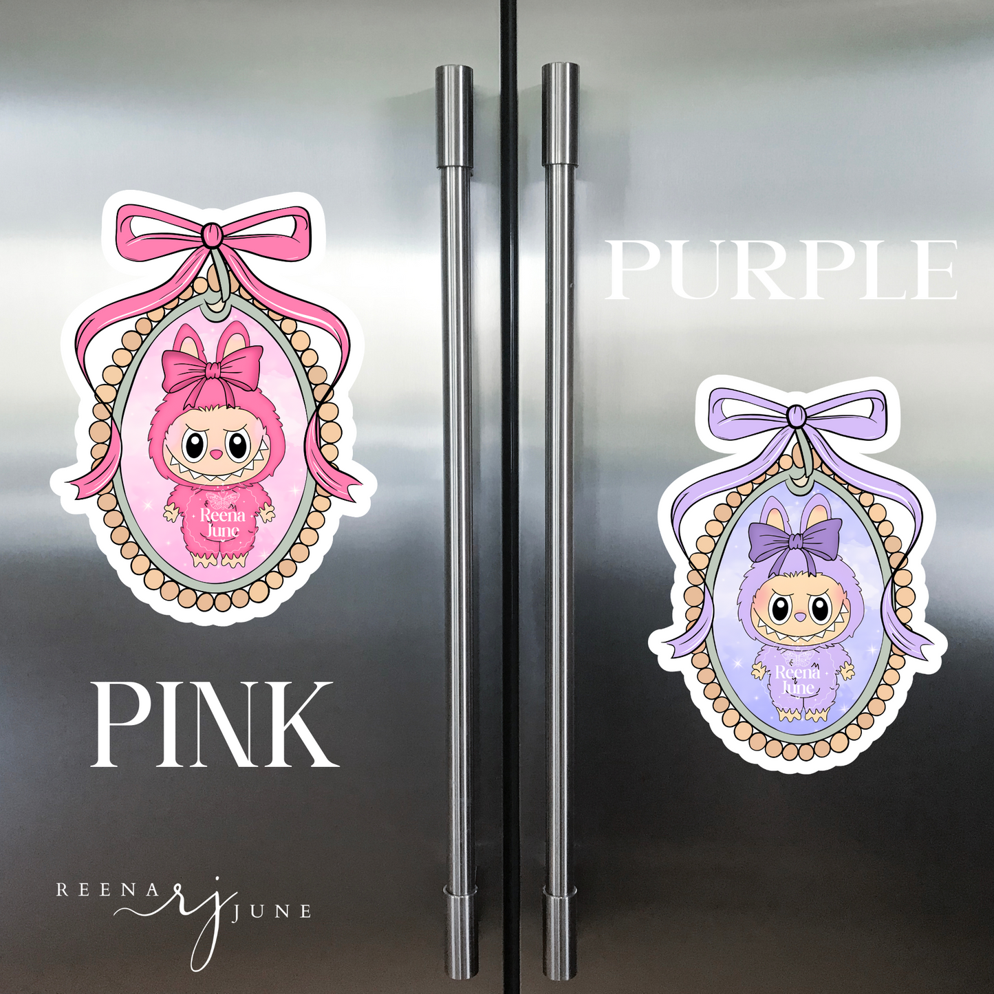 Labubu Monster Doll Magnet - Coquette Refrigerator Magnets - The Monsters - Catch Me If You Like Me - Custom Fridge Magnet - Pop Mart