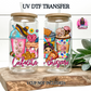 Cafecito y Chisme Frida Kahlos UV DTF Transfer - Waterproof Decal for Glass - Cafecito y Chisme Waterproof Sticker