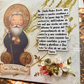 San Benito Canvas, Christian Wall Decor, Gifts Ideas, Regalos Para Mama, St Benedict Shadow Box, Gifts for Dad, Gifts for Mom, Canvas Art