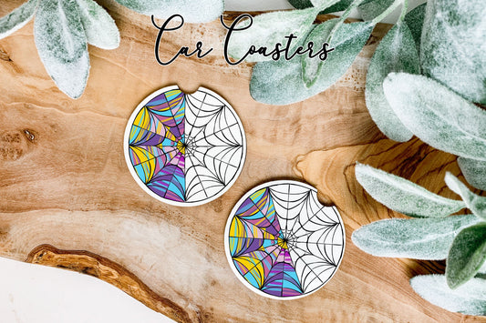 Wednesday Addams Car Coasters