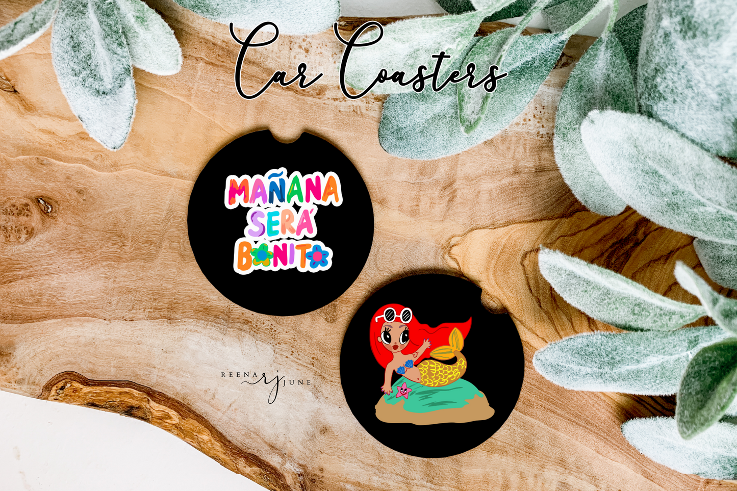 Karol G - Manana Sera Bonito Car Coasters