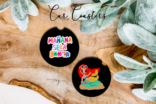 Karol G - Manana Sera Bonito Car Coasters