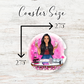 Kitty Pan Dulce Car Coaster, Hello Kitty Concha Car Accessories, Gifts for Her, Mexican Pan Dulce