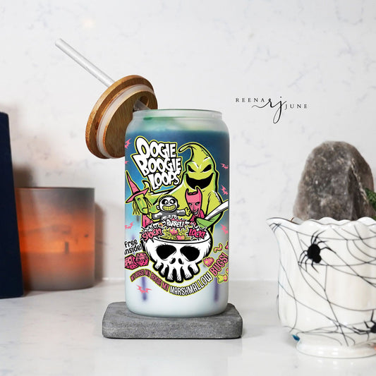Oogie Boogie - Nightmare Before Christmas 16oz Libbey Glass Can