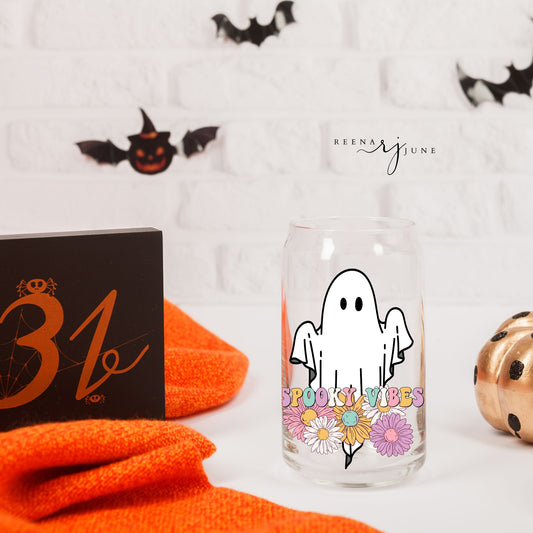 Spooky Vibes Ghoul 16oz Libbey Cup