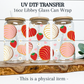 Conchas and Strawberries UV DTF Transfer