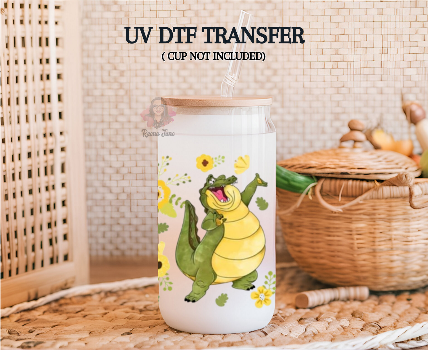 Princesses UV DTF Cup Wrap – DIY Tumbler Wrap for Drinkware Crafting