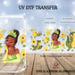 Princesses UV DTF Cup Wrap – DIY Tumbler Wrap for Drinkware Crafting