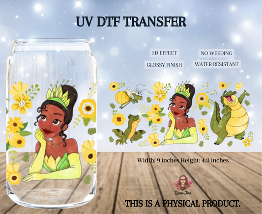 Princesses UV DTF Cup Wrap – DIY Tumbler Wrap for Drinkware Crafting