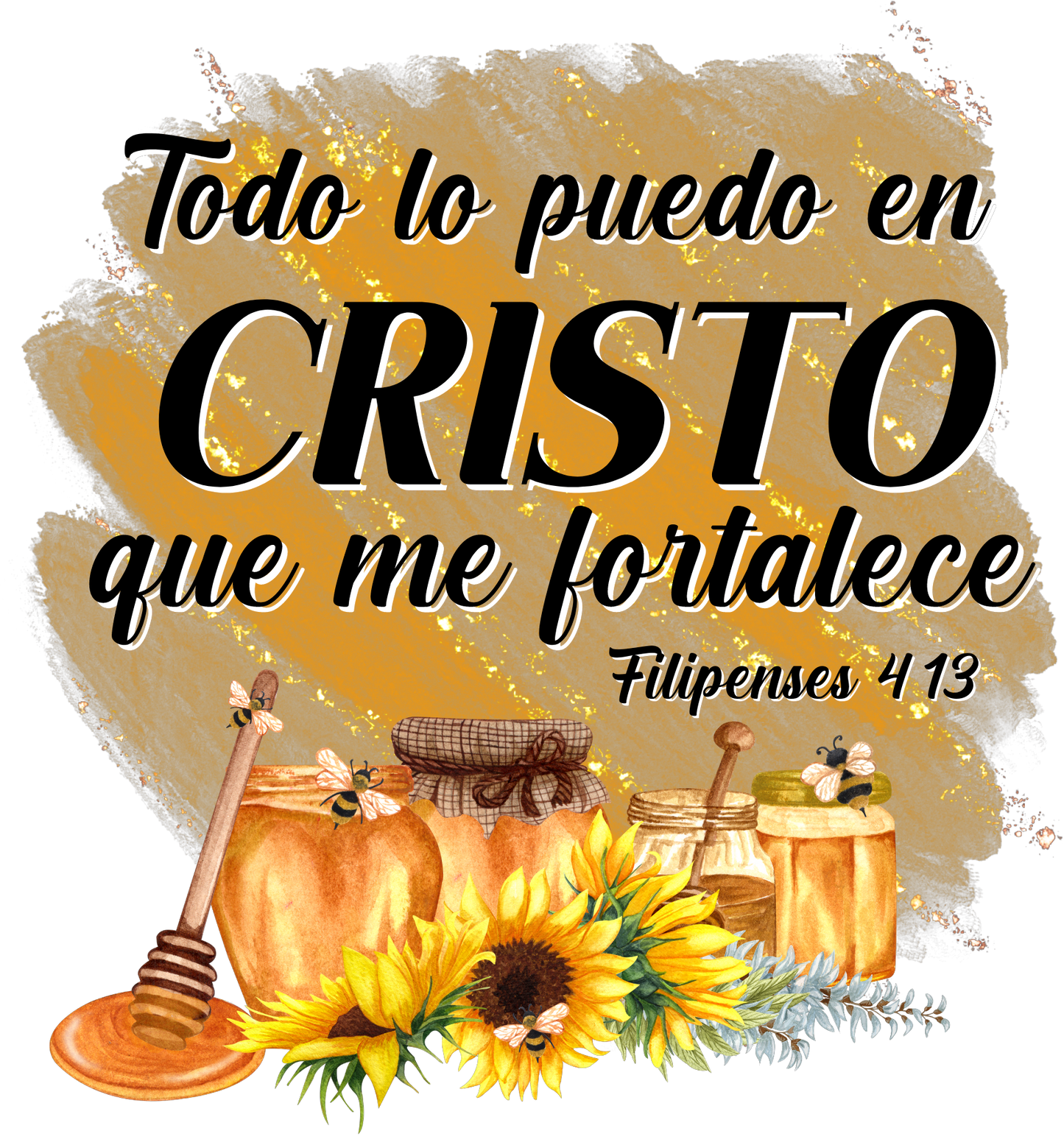 Todo Lo Puedo En Cristo - Miel PNG File