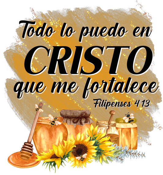 Todo Lo Puedo En Cristo - Miel PNG File