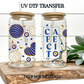 Evil Eye, Conchas & Cafecito UV DTF Transfer | Boho Coffee Cup Decal | 16 oz Libbey Glass Wrap