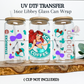 Mermaid Princess Inspired Starbucks UV DTF Transfer | Sea Princess Cold Cup Decal | 24 oz Reusable Cup Wrap