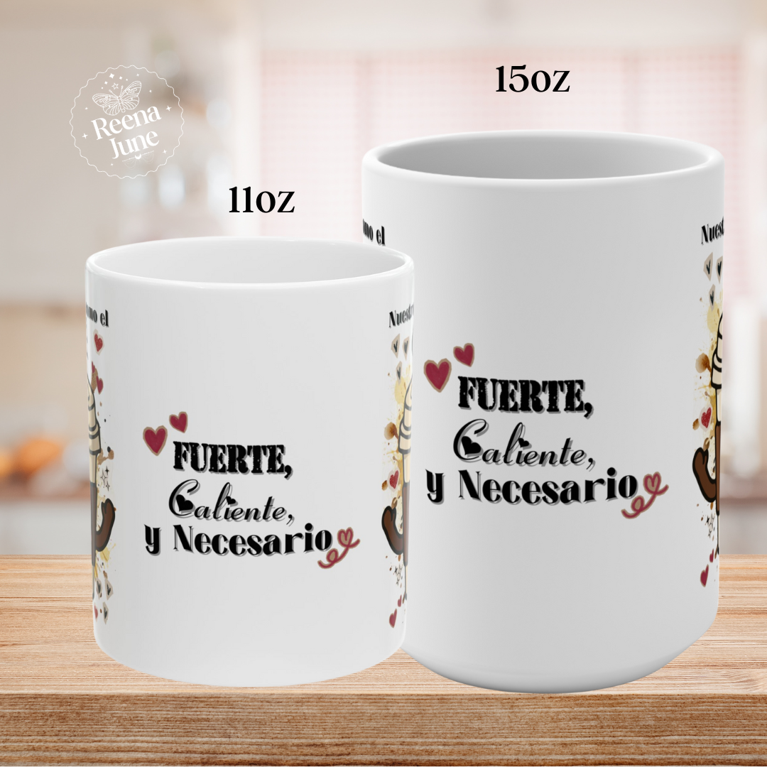 Nuestro Amor Es Como El Café Taza Romántica, Regalo Divertido en Español, Mug de Amor para Parejas, Anniversary Gifts, His/Hers Gifts
