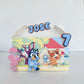 Personalized Bluey Gable Party Favor Box | Custom Birthday Treat Box