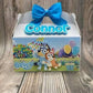 Personalized Bluey Gable Party Favor Box | Custom Birthday Treat Box