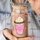 Pink Good Vibes Evil Eye UV DTF Transfer | Boho Aesthetic Cup Decal | Waterproof Sticker for Tumblers & Glass Cups