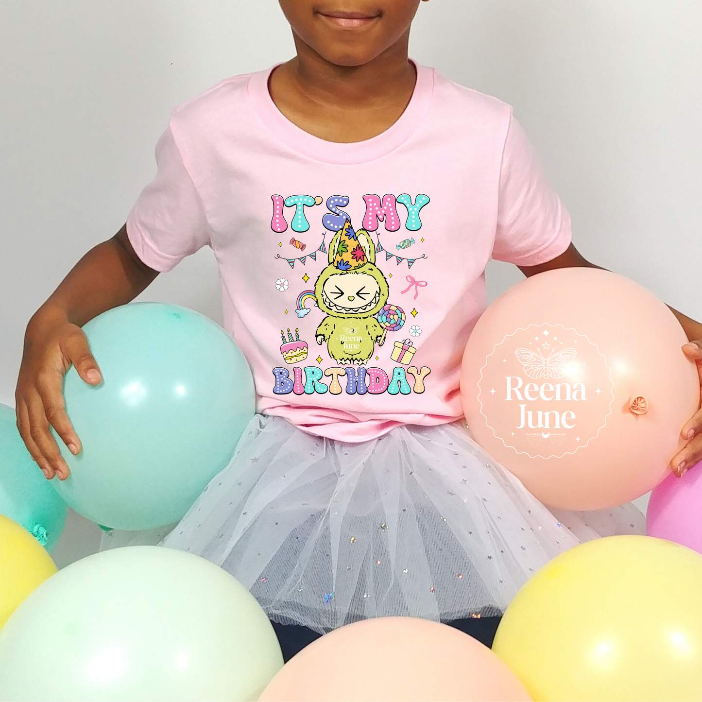 Labubu birthday file, Bubu Monster Birthday Shirt Digital Download, Labubu PNG, Labubu Doll Bundle