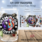Nightmare Before Christmas Inspired Starbucks UV DTF Transfer | Halloween Cold Cup Wrap | Waterproof Cup Decal
