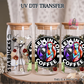 Nightmare Before Christmas Inspired Starbucks UV DTF Transfer | Halloween Cold Cup Wrap | Waterproof Cup Decal