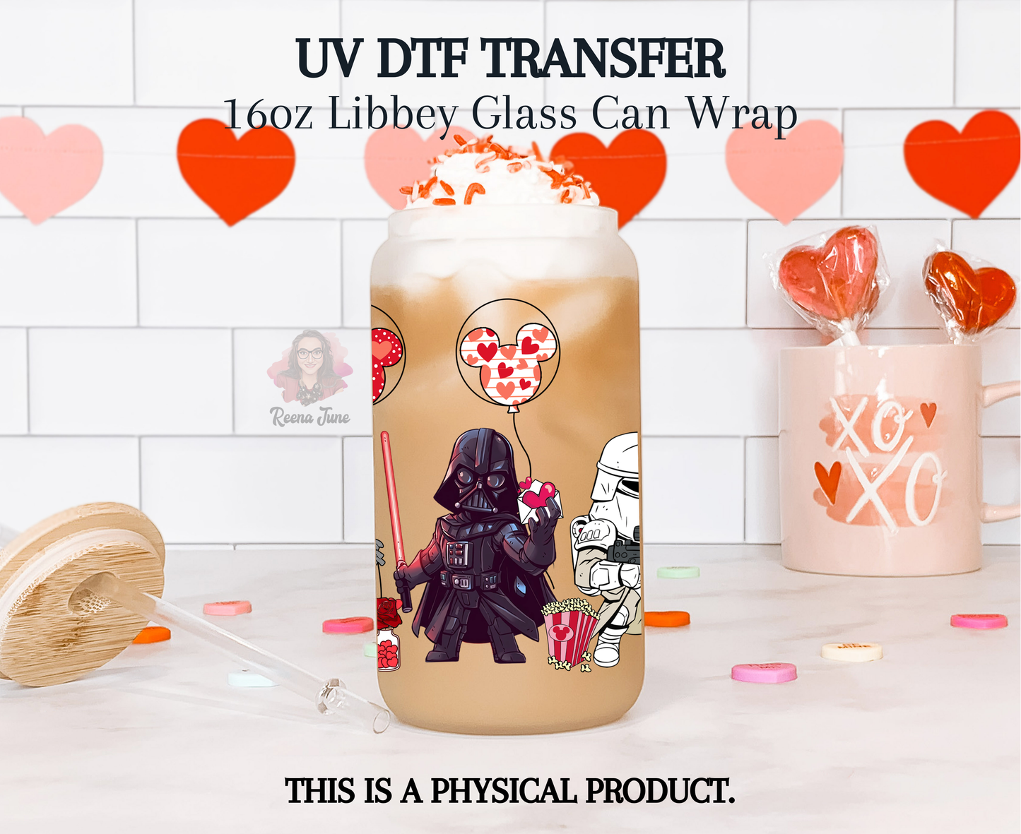 Star Wars Coffee UV DTF Transfer