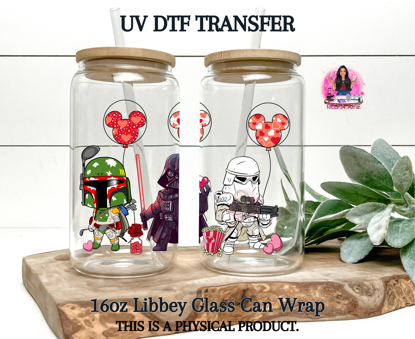 Star Wars Coffee UV DTF Transfer