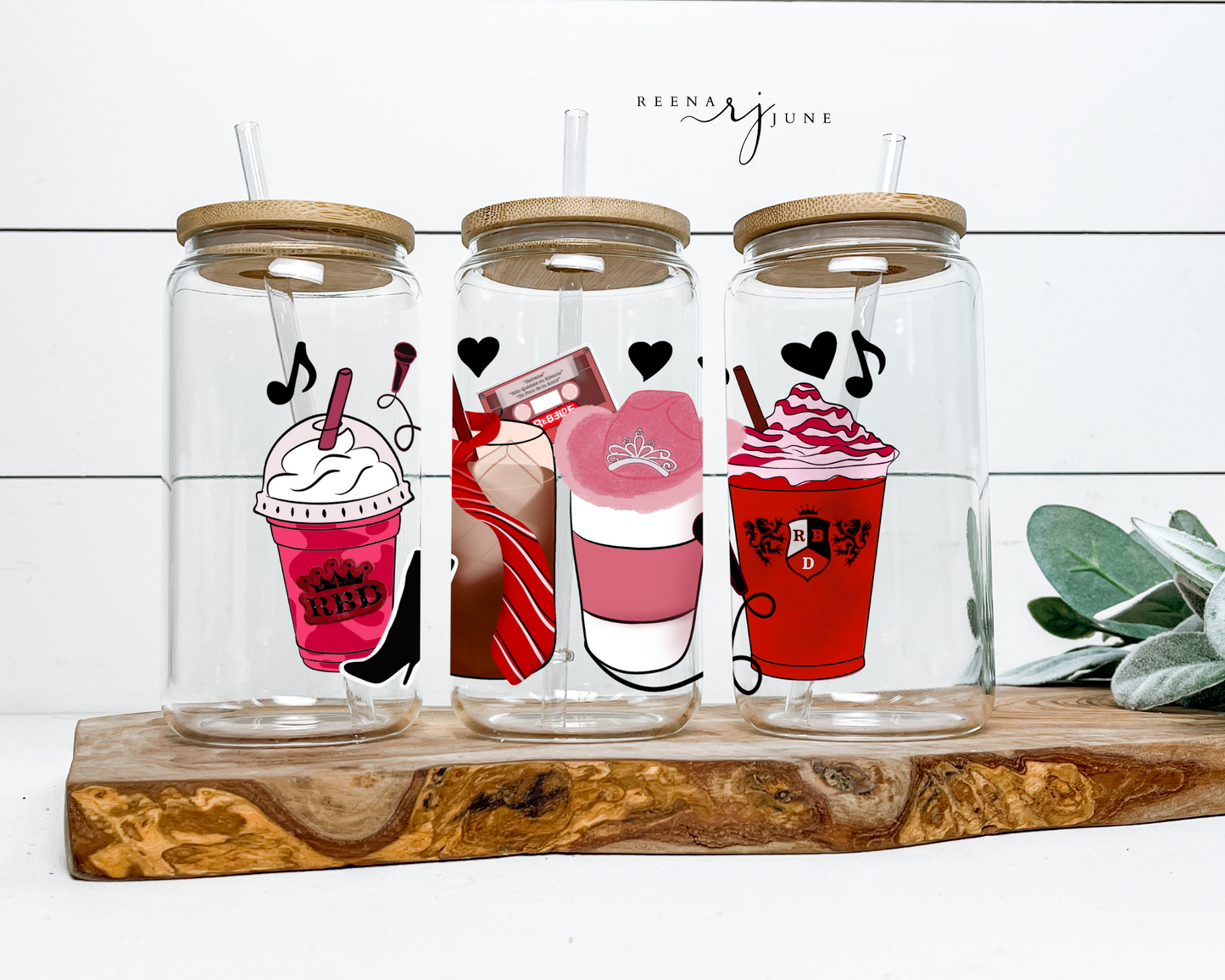 RBD - Rebelde16oz Frosted Libbey Glass