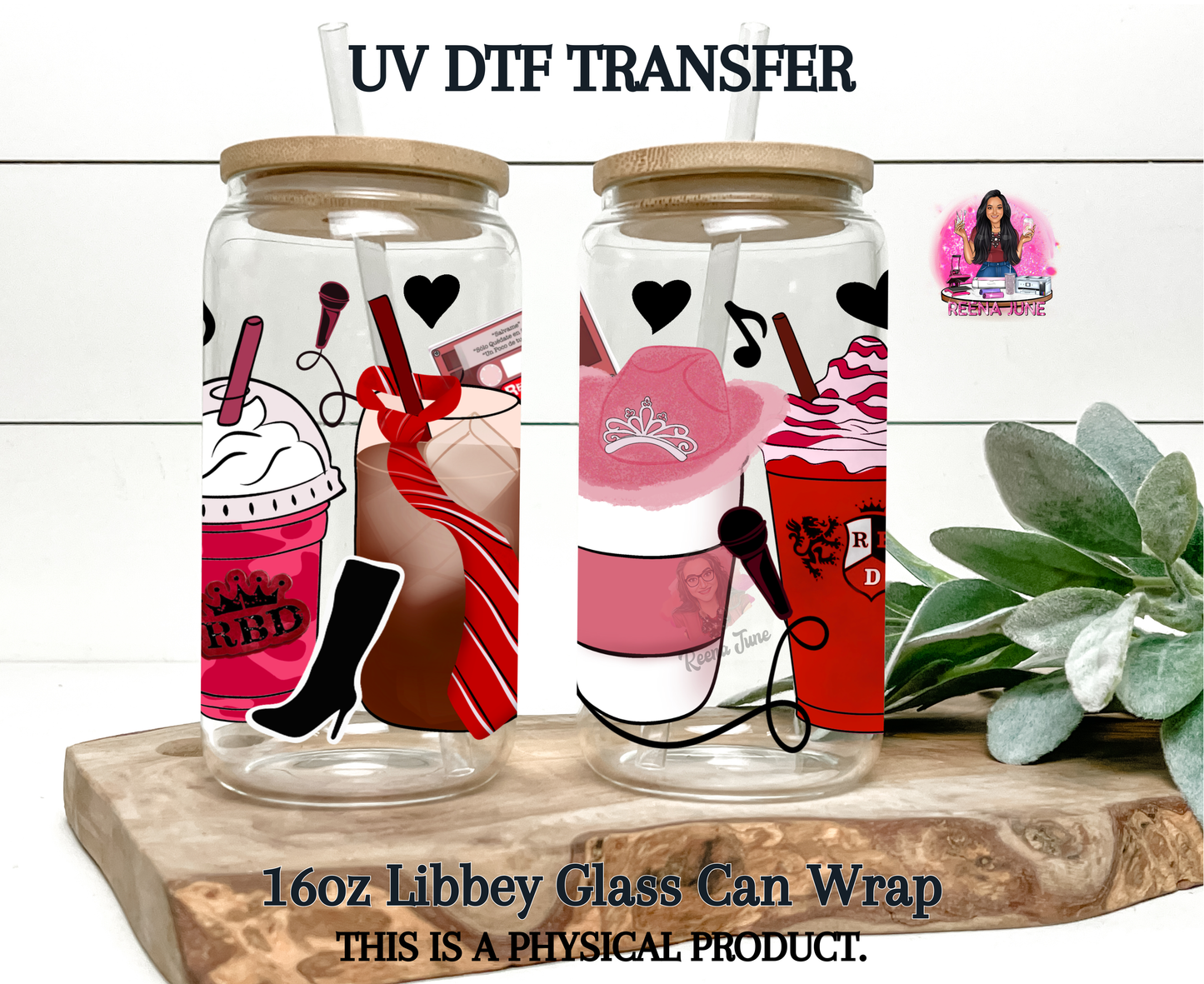 RBD - Rebelde Tour UV DTF Transfer - Waterproof Sticker for Cups & Flat Surfaces - RBD Fan UV DTF Transfer